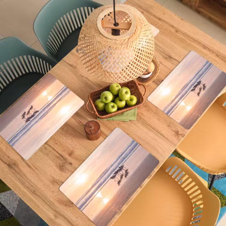 Set de table – 6 pièces - Mer - Oiseaux - Plage — 3