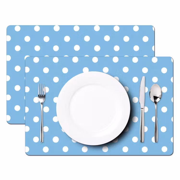 Set de table – 6 pièces - Polka - Dots - Blue — 2