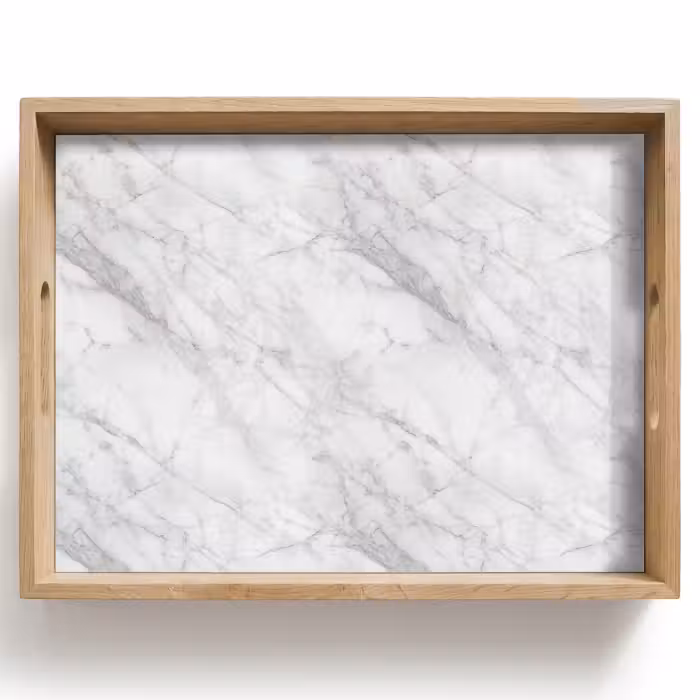 Plateau - Classique - Marbre - Gris
