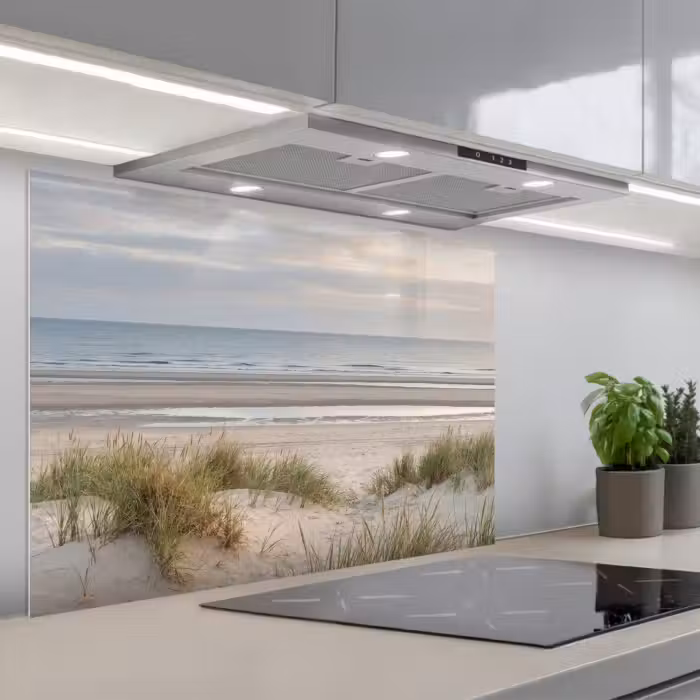 Fond de hotte - Plage de sable - Nuageux - Dunes