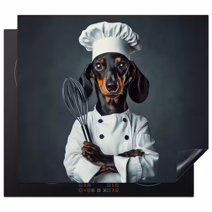 Protection plaque induction - Chien - Garde - Cuisinier