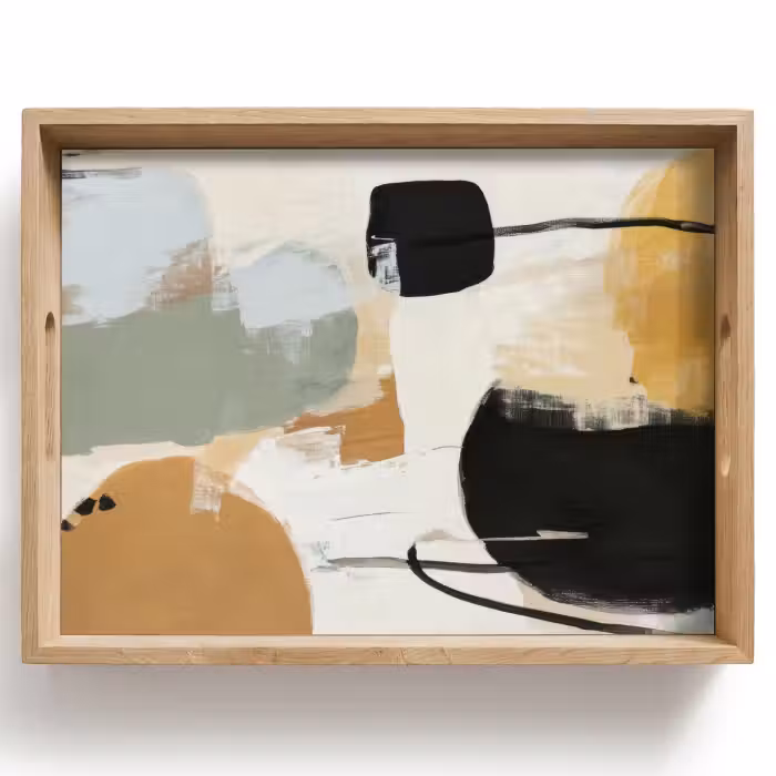 Plateau - Peinture - Abstrait - Couleurs
