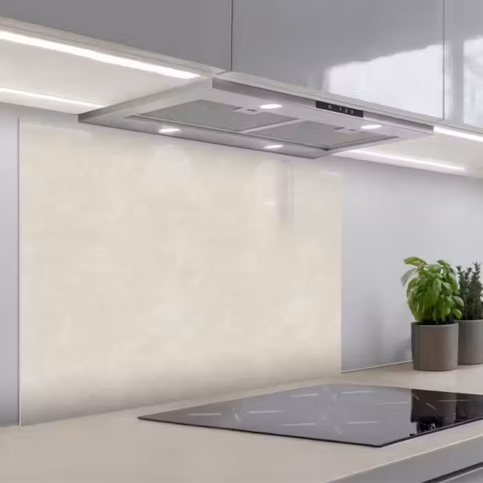 Fond de hotte - Couleur sable - Moderne - Lisse
