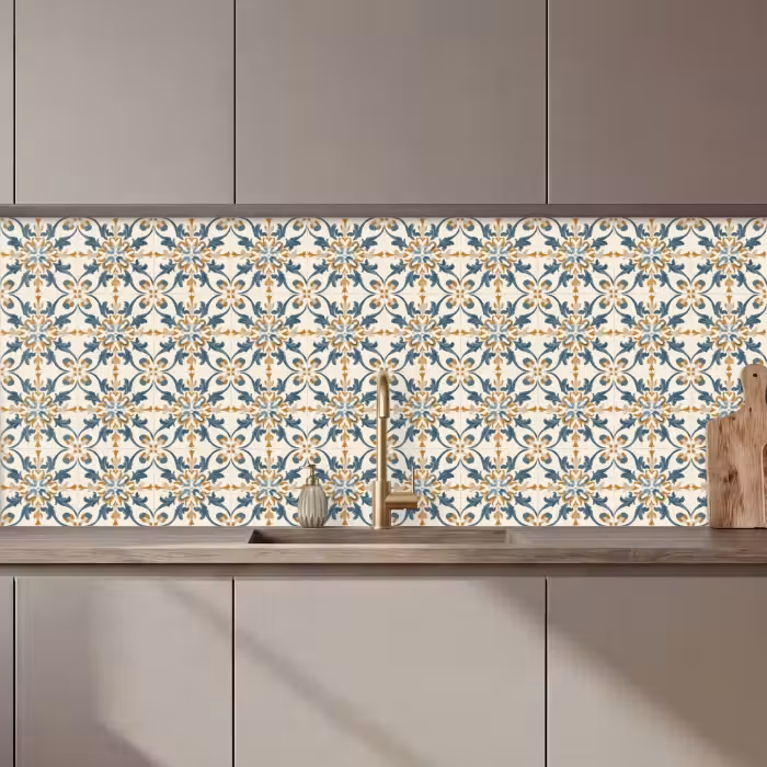 Crédence cuisine - Motif - Classique - Coloré