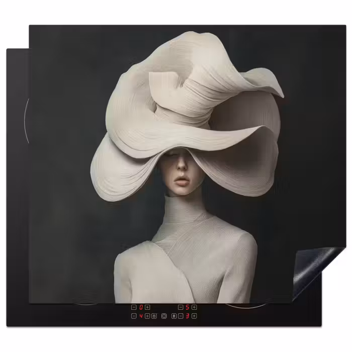 Protection plaque induction - Moderne - Femme - Chapeau