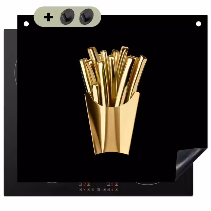Beschemer à induction avec crochets - Frites - Or - Chrome - Alimentation