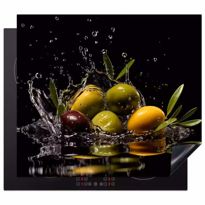 Protection plaque induction - Olives - Vertes - Eau - Noires
