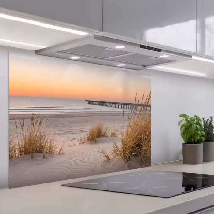 Fond de hotte - Jetée - Coucher de soleil - Plage