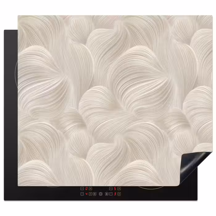 Protection plaque induction - Lines - Ventilateur - Beige