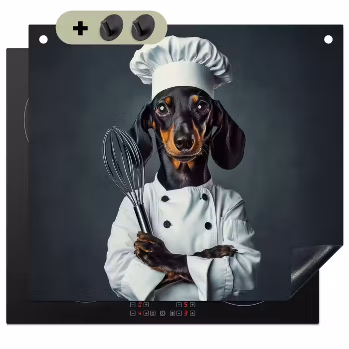Beschemer à induction avec crochets - Chien - Garde - Cuisinier