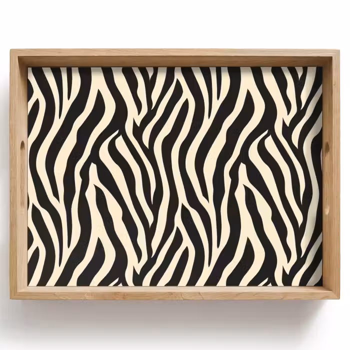 Plateau - Zebra - Print - Classic - Black