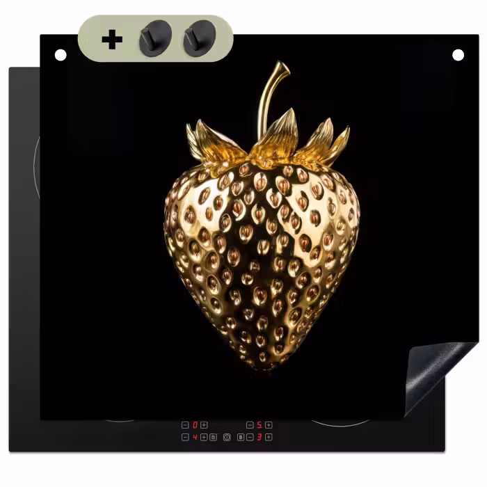 Beschemer à induction avec crochets - Fraise - Or - Noir - Chrome