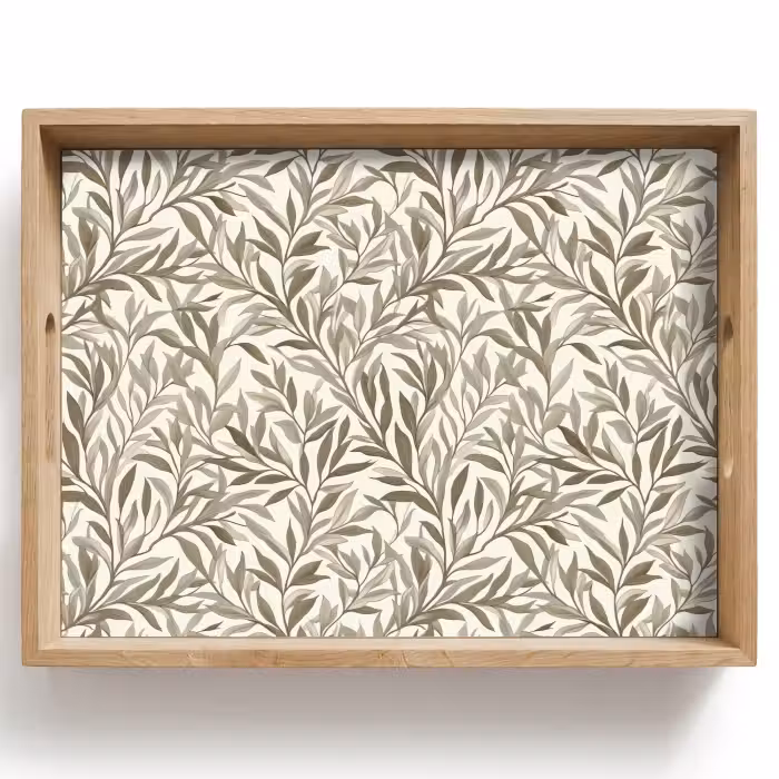 Plateau - Branches - Botanique - Taupe